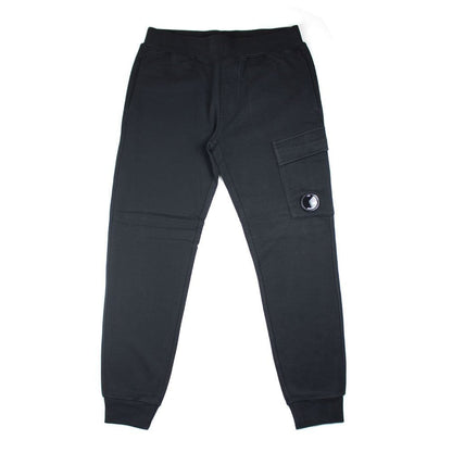 Cp Company Diagonal Fleece Bottoms Black 392