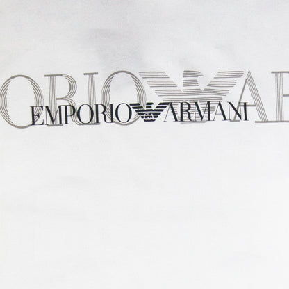 Emporio Armani Logo Print S/s T Shirt White