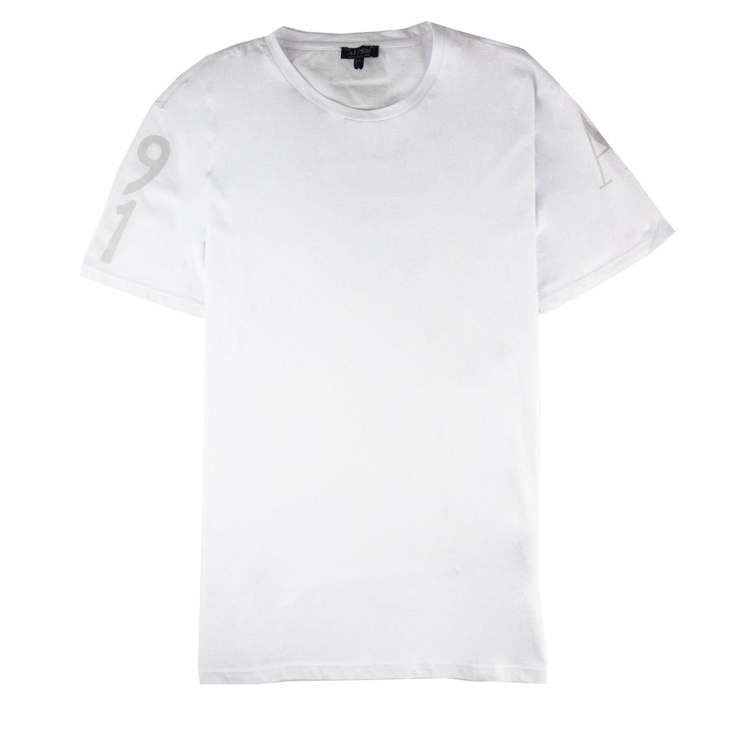 Armani Jeans Back Eagle Logo T Shirt White