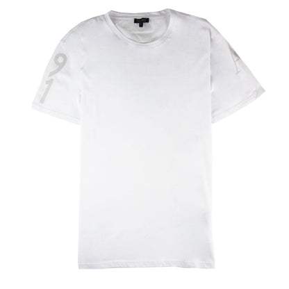 Armani Jeans Back Eagle Logo T Shirt White
