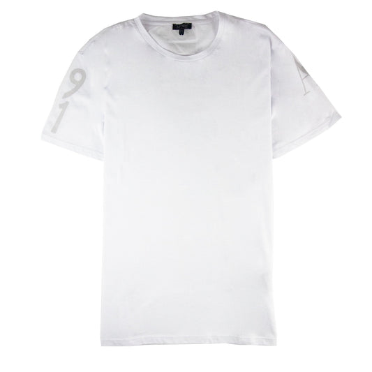 Armani Jeans Back Eagle Logo T Shirt White