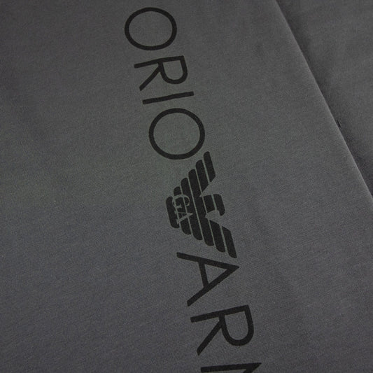 Emporio Armani Side Logo L/s T Shirt Charcoal