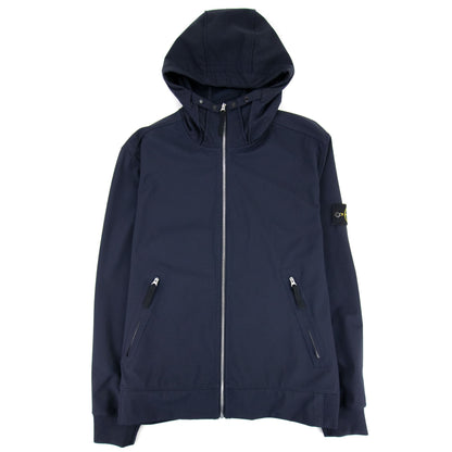 Stone Island Light Soft Shell-r Jacket Navy Blue V0020