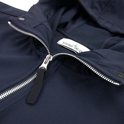 Stone Island Light Soft Shell-r Jacket Navy Blue V0020