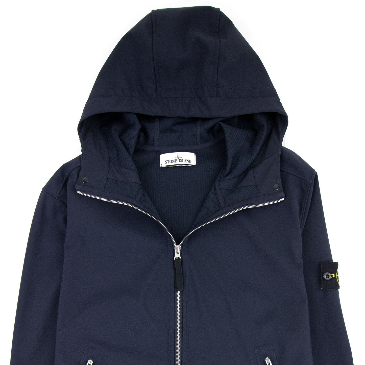 Stone Island Light Soft Shell-r Jacket Navy Blue V0020