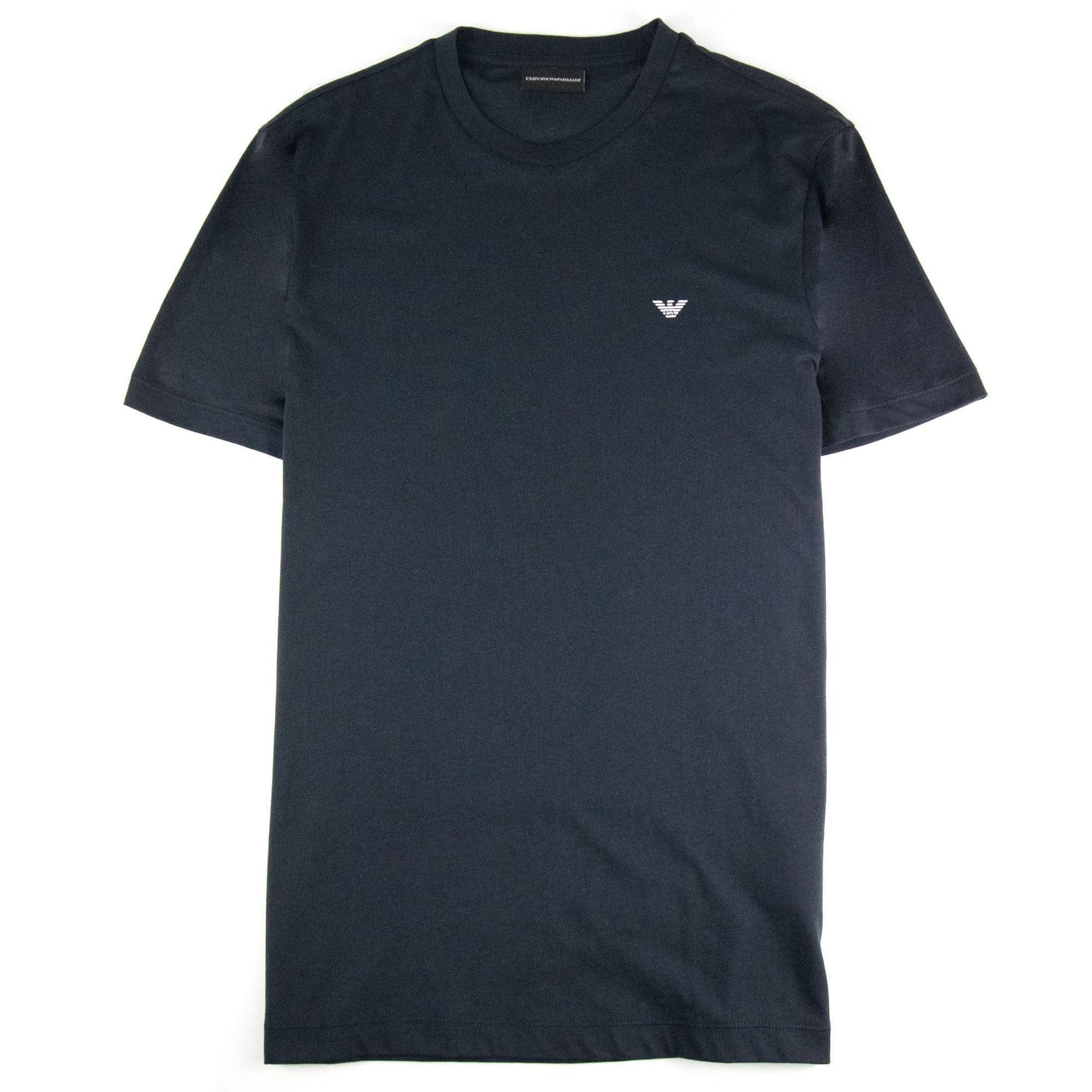 Emporio Armani Eagle Small Logo T Shirt Navy