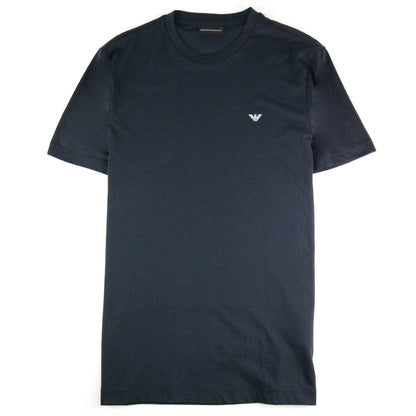 Emporio Armani Eagle Small Logo T Shirt Navy