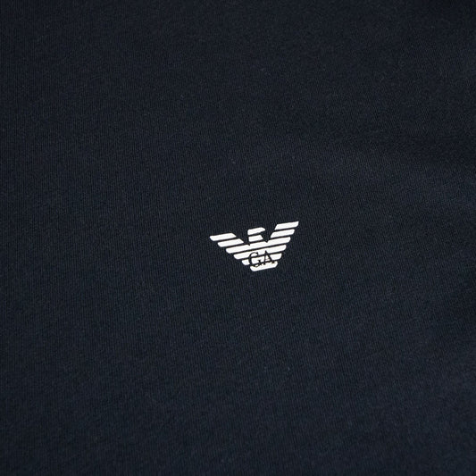 Emporio Armani Eagle Small Logo T Shirt Navy