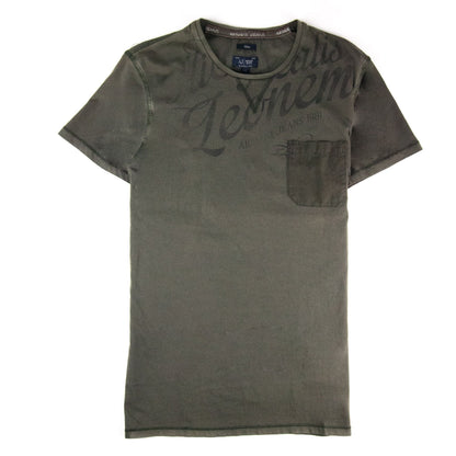 Armani Jeans Front Pocket Classic T Shirt Verde Green