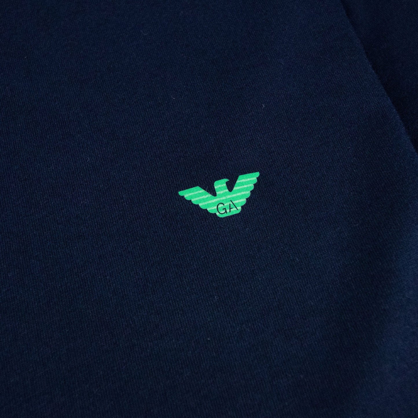 Emporio Armani Eagle Logo T Shirt Navy