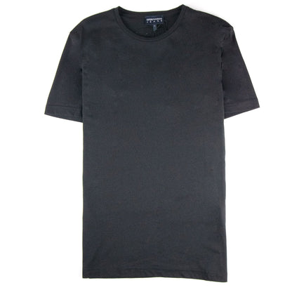 Armani Jeans Embroidered Back Logo T Shirt Black