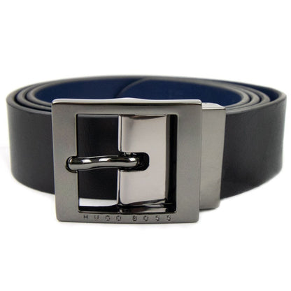 Hugo Boss Kids Reversible Leather Belt Black/blue