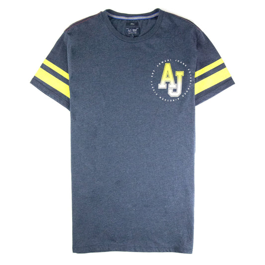 Armani Jeans Aj Logo S/s T Shirt Navy Blue