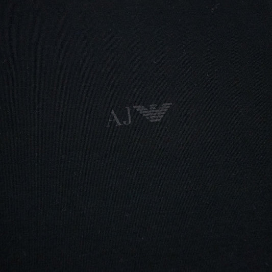 Armani Jeans Aj Eagle Logo L/s T Shirt Black