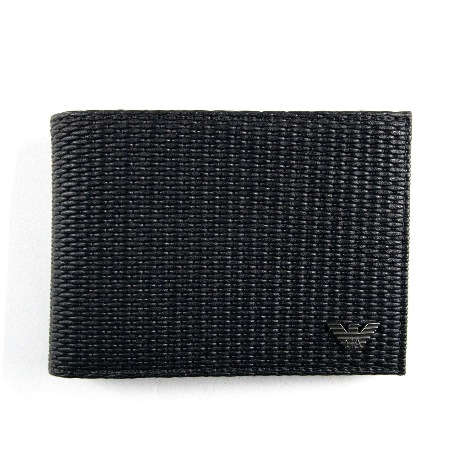 Armani Jeans Metal Eagle Wallet Black