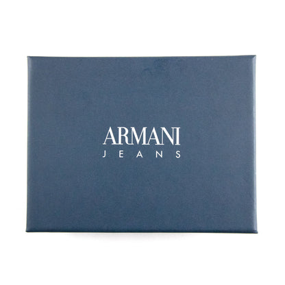 Armani Jeans Embossed Logo Wallet Black