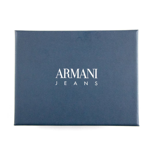 Armani Jeans Embossed Logo Wallet Black