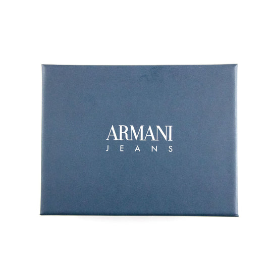 Armani Jeans All Over Logo Wallet Black