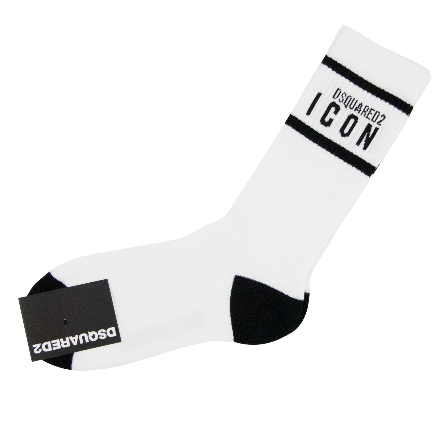Dsquared2 Swim Shorts & Underw Dsquared Icon Mid Socks White