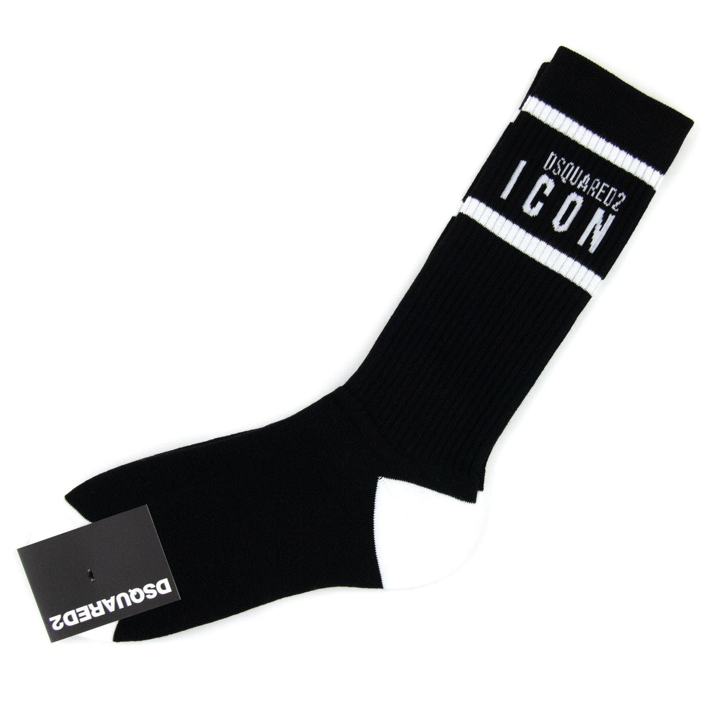 Dsquared2 Swim Shorts & Underw Dsquared Icon Mid Socks Black