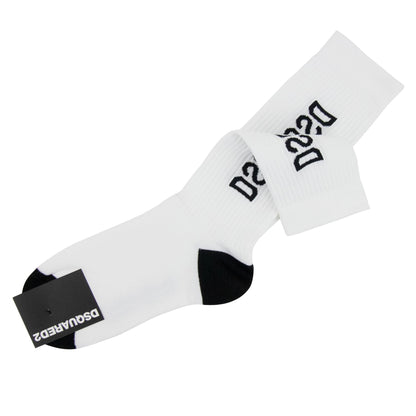 Dsquared2 Swim Shorts & Underw Dsq2 Mid Socks White