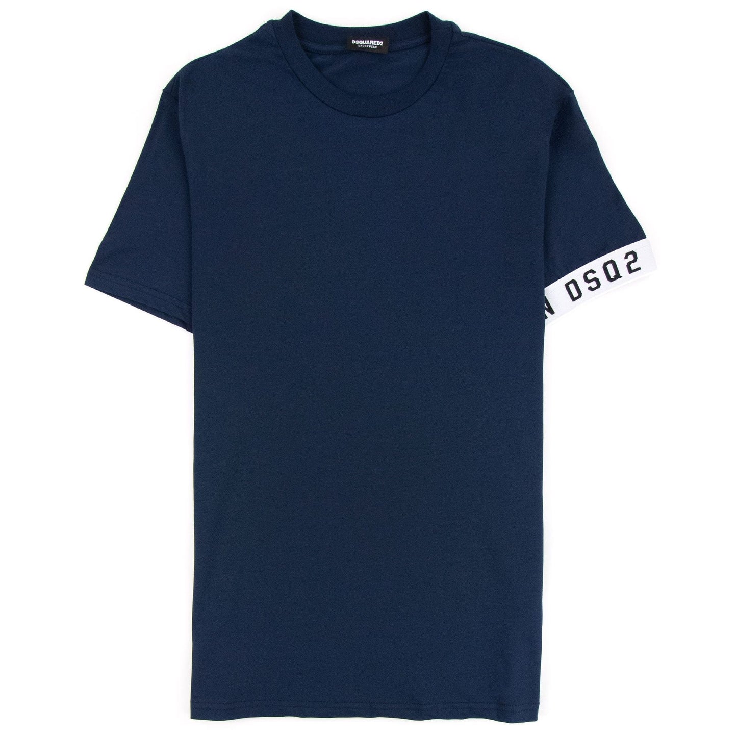 Dsquared2 Underwear Dsq2 Icon Arm Band T-shirt Navy/white