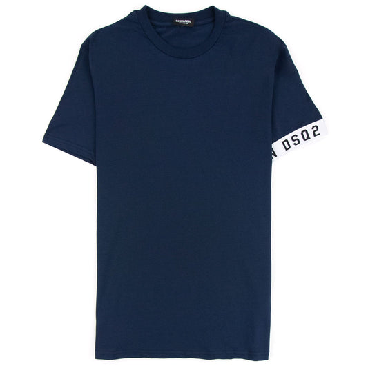 Dsquared2 Underwear Dsq2 Icon Arm Band T-shirt Navy/white