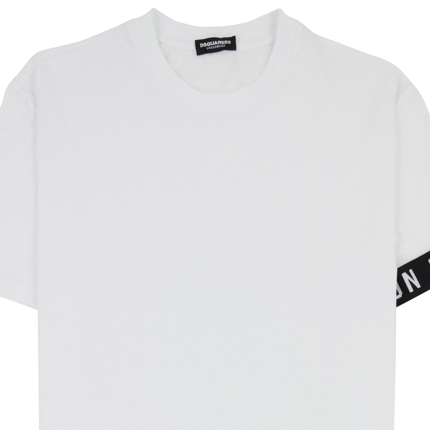 Dsquared2 Swim Shorts & Underwear Dsq2 Icon Arm Band T-shirt White/black