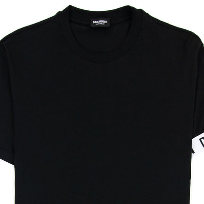 Dsquared2 Swim Shorts & Underw Dsq2 Icon Arm Band T-shirt Black/white