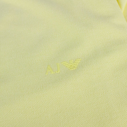 Armani Jeans Aj Eagle Chest Logo S/s Polo Yellow