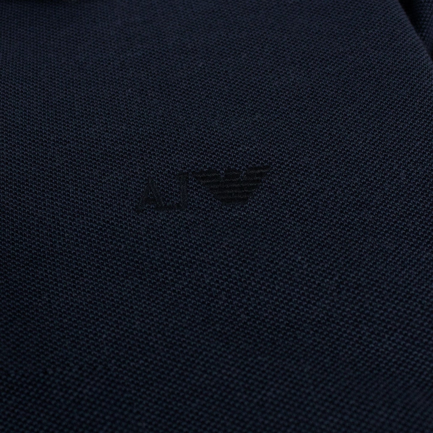 Armani Jeans Aj Embroidered Logo S/s Polo Blue