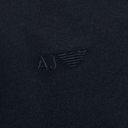 Armani Jeans Twin Tipped Slim Fit Polo Navy Blue