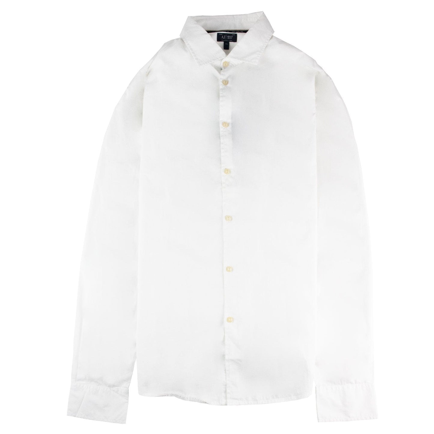Armani Jeans Aj Logo L/s Shirt White