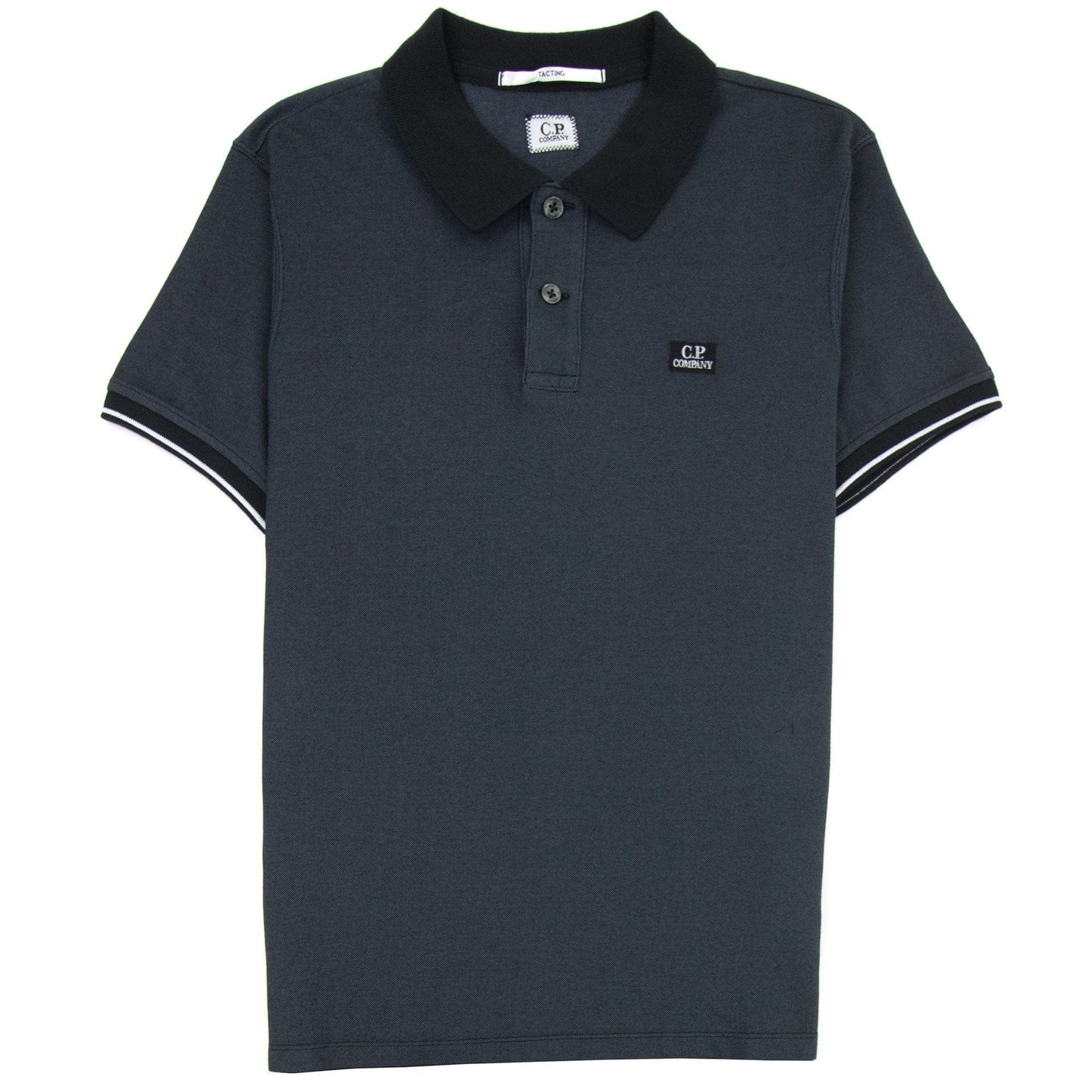 Cp Company Tacting Short Sleeve Polo Black 999