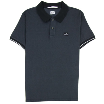 Cp Company Tacting Short Sleeve Polo Black 999