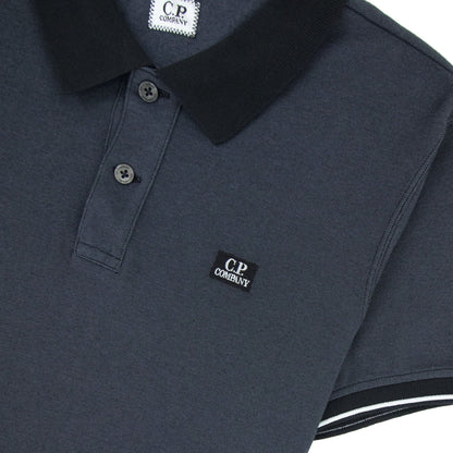 Cp Company Tacting Short Sleeve Polo Black 999