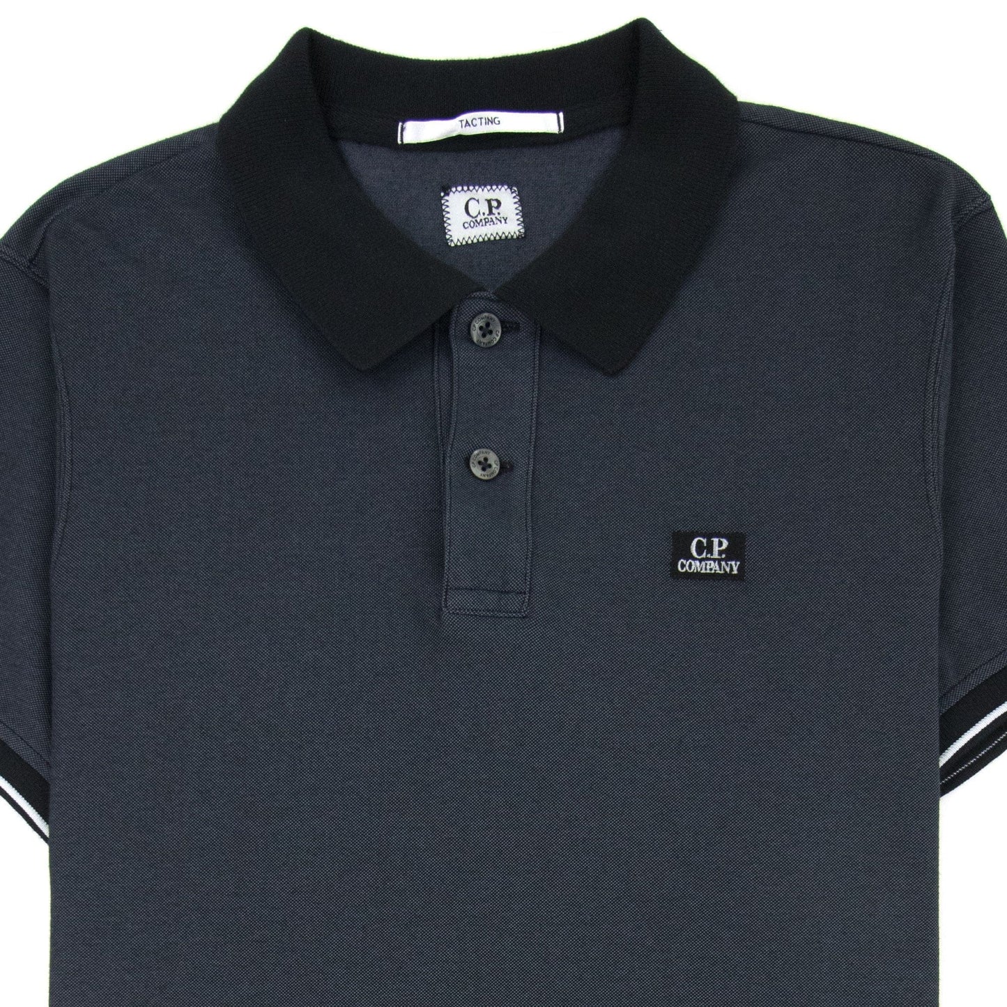 Cp Company Tacting Short Sleeve Polo Black 999