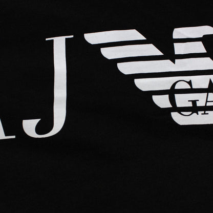 Armani Jeans Aj Eagle Logo L/s T Shirt Black
