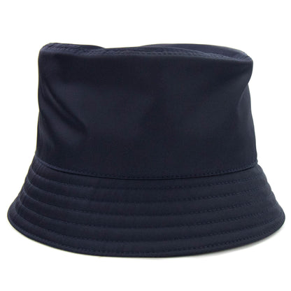 Prada Nylon Logo Bucket Hat Blue