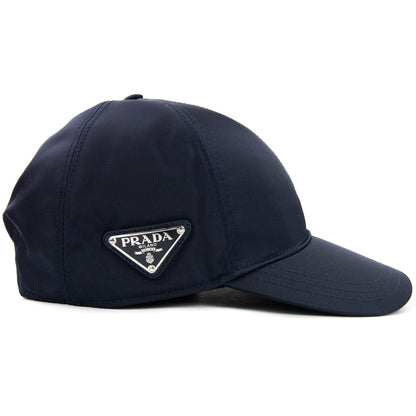 Prada Nylon Baseball Cap Blue