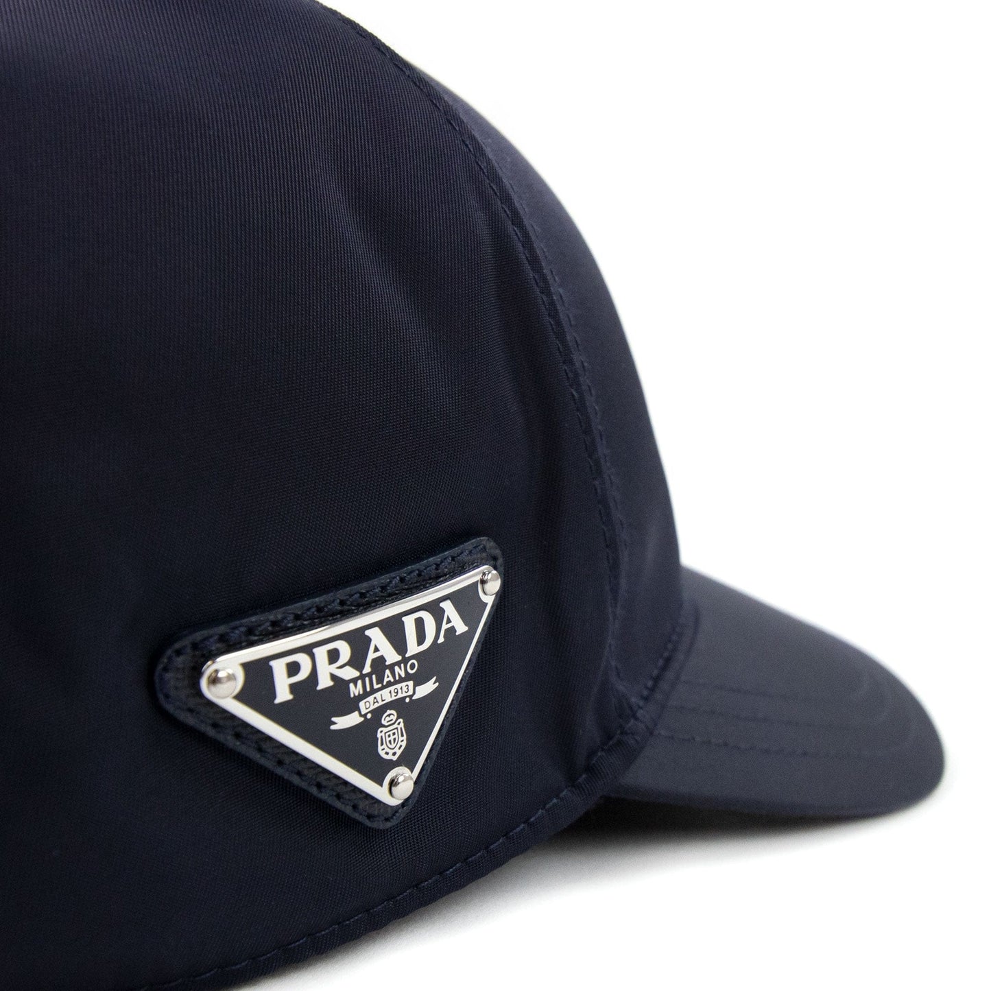 Prada Nylon Baseball Cap Blue