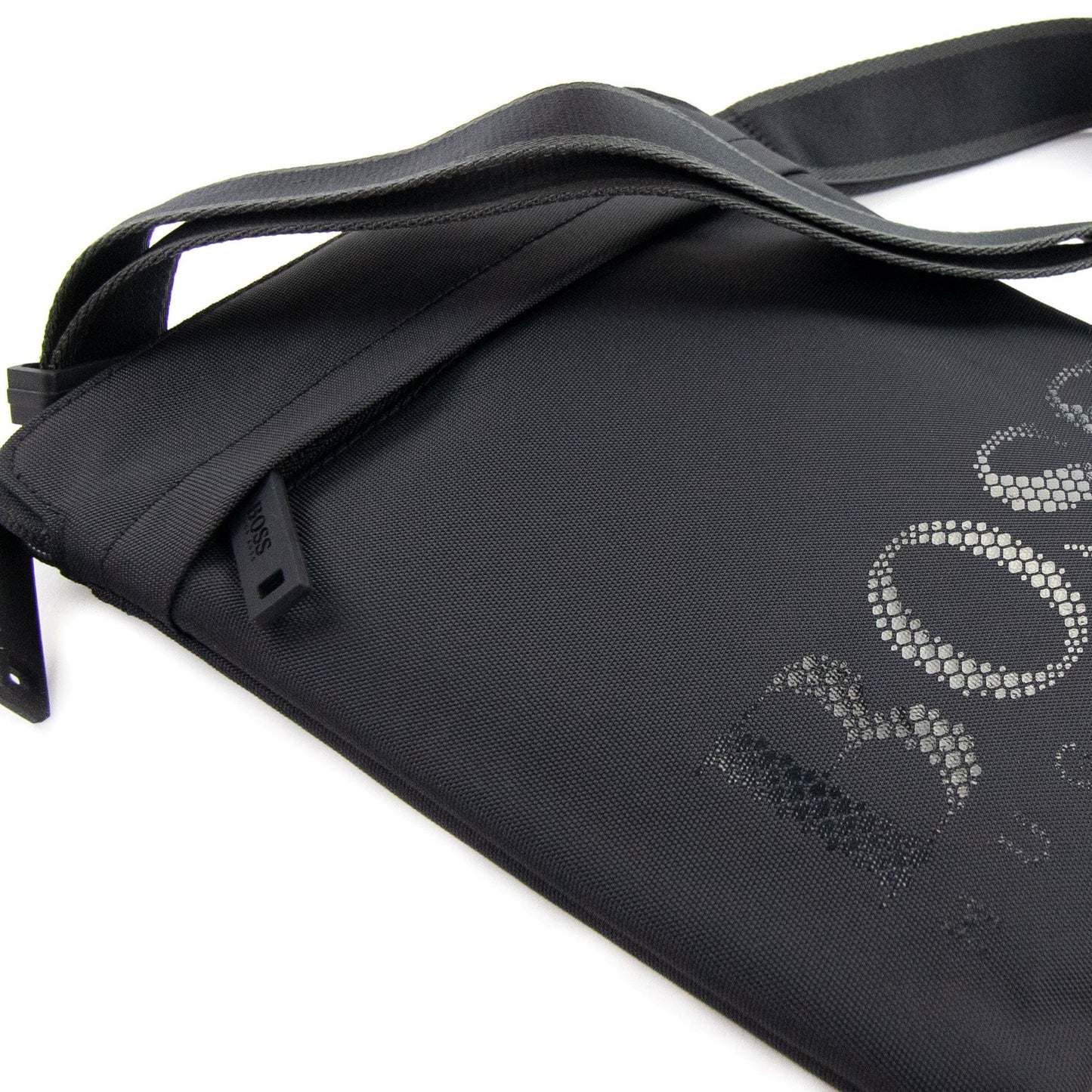 Hugo Boss Tonal Logo Structured Envelope Bag Black 001