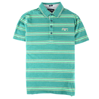 Armani Jeans Embroidered Lodo Stripe Polo Multi