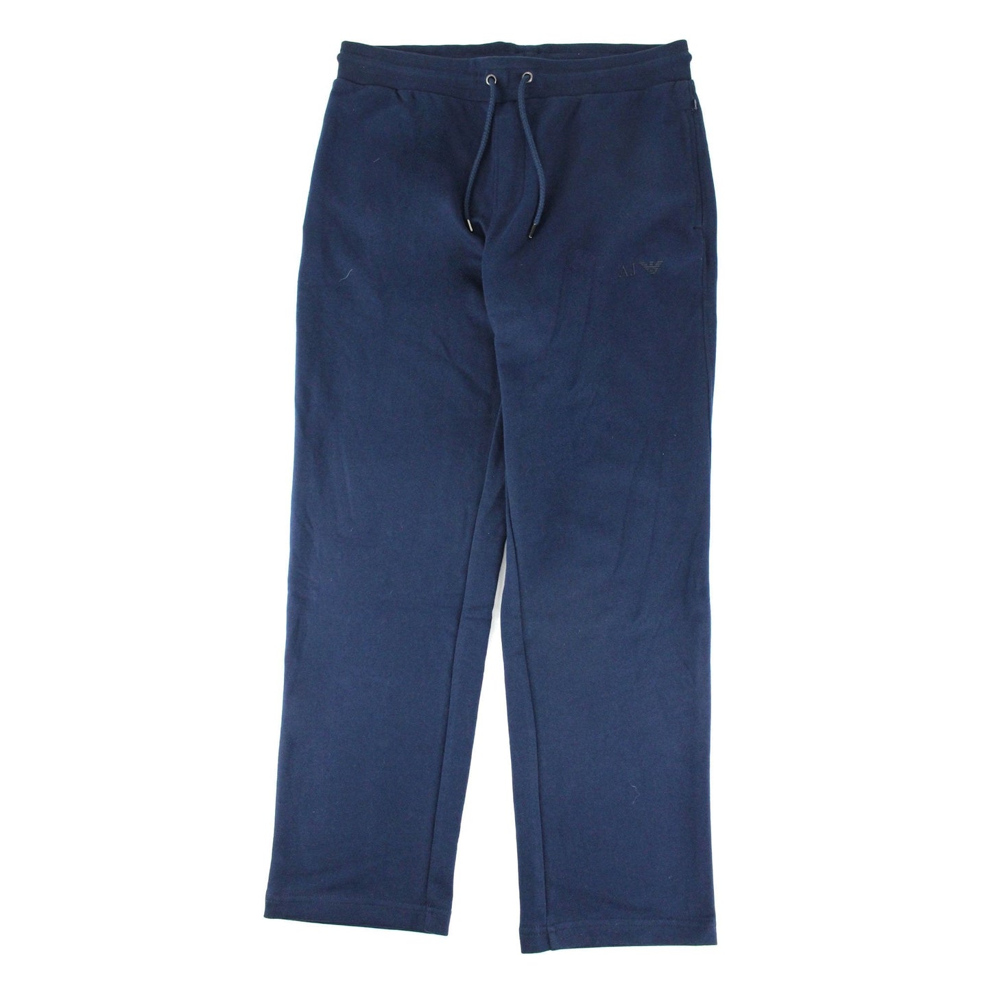 Armani Jeans Aj Eagle Logo Straight Cuff Bottoms Blue