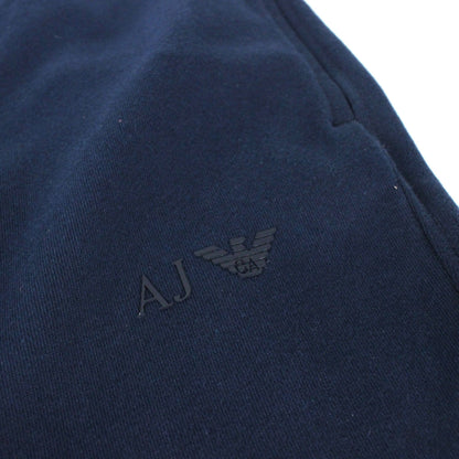 Armani Jeans Aj Eagle Logo Straight Cuff Bottoms Blue