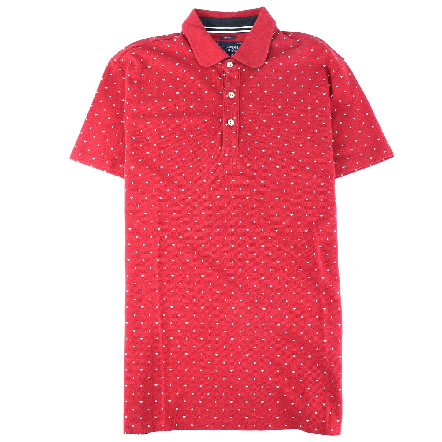 Armani Jeans All Over Print Logo Polo Shirt Fantasia