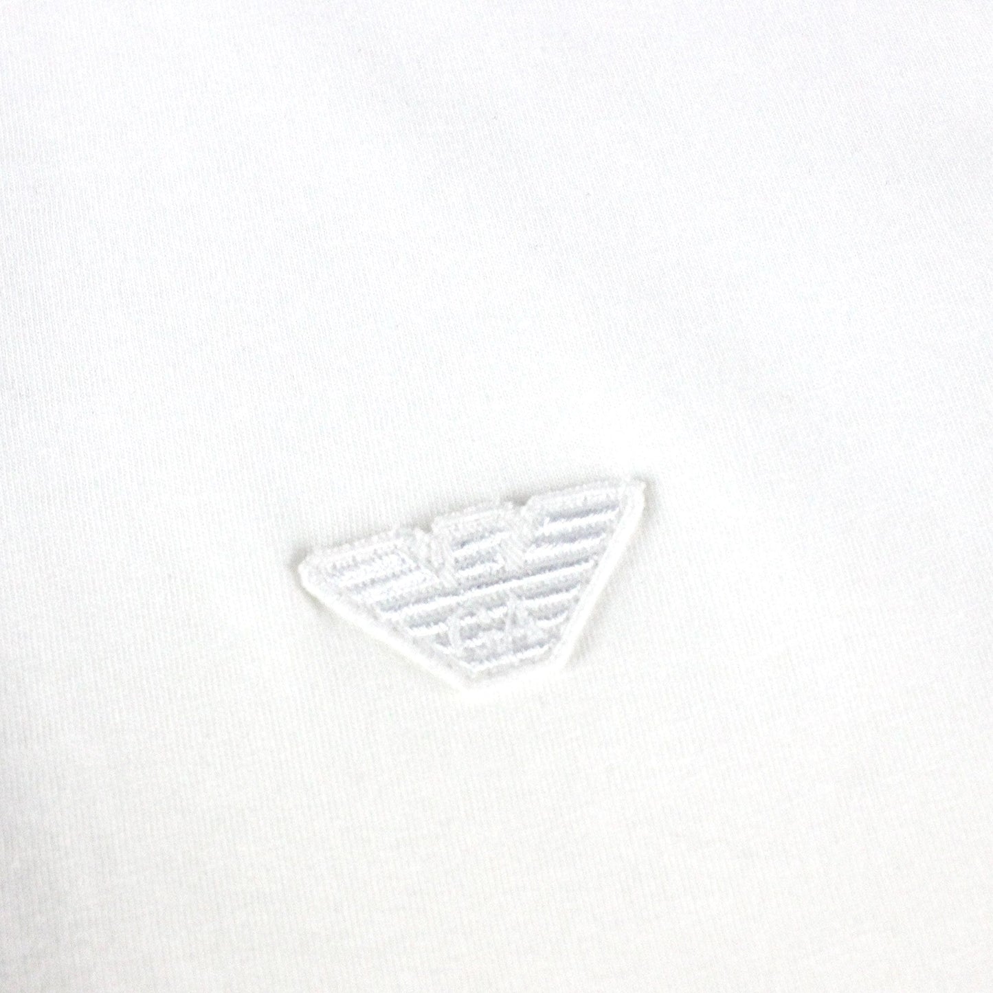 Emporio Armani Hidden Placket S/s Polo Bianco Ottico