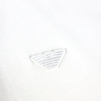 Emporio Armani Hidden Placket S/s Polo Bianco Ottico