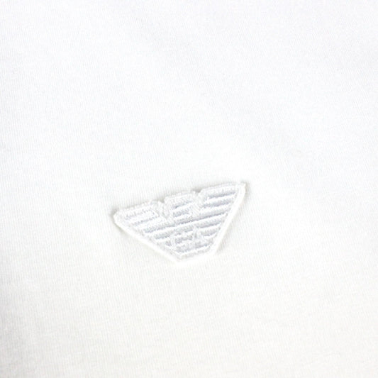 Emporio Armani Hidden Placket S/s Polo Bianco Ottico