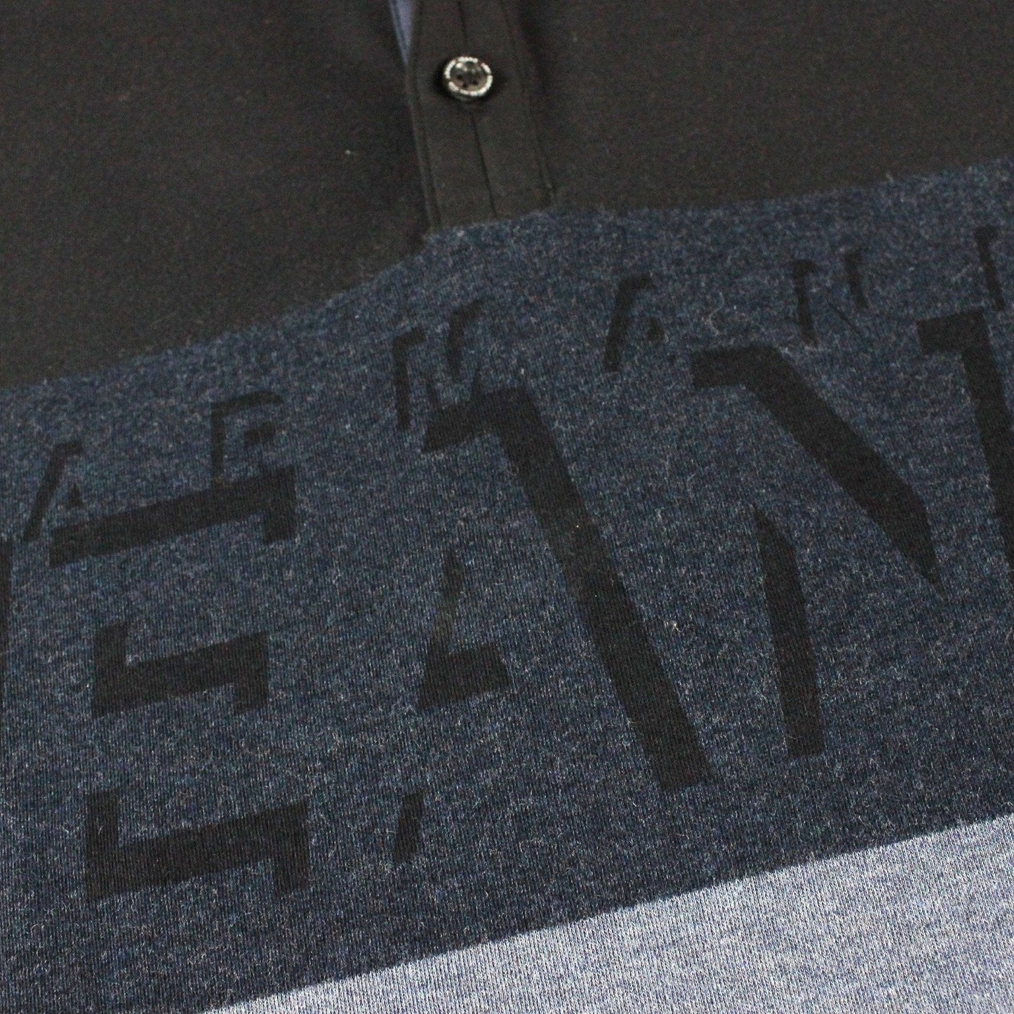 Armani Jeans Printed Logo L/s Polo Shirt Multi